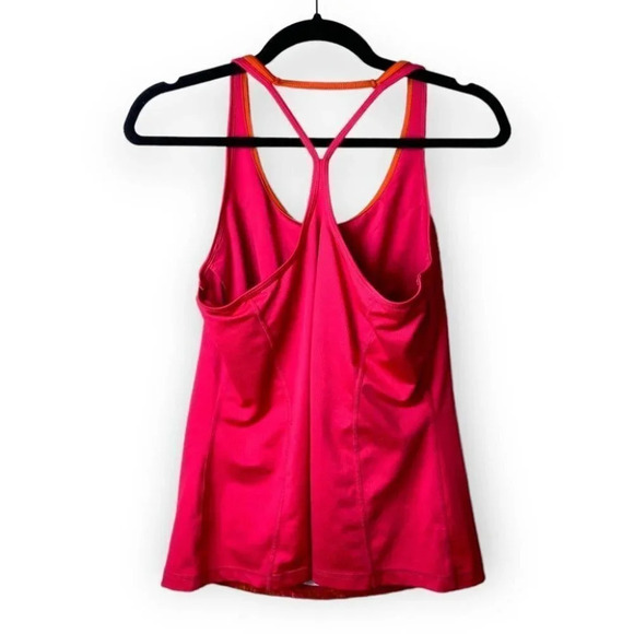Athletic Works Pink & Orange Work  Out Racer Back Tank - Picture 2 of 6
